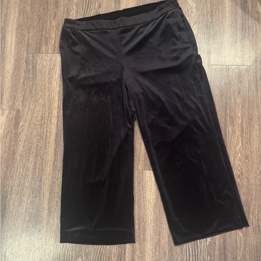 Black Velvet Pants